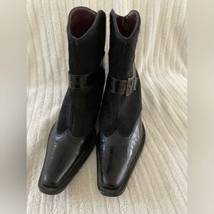 cowhide and Leather Boots!